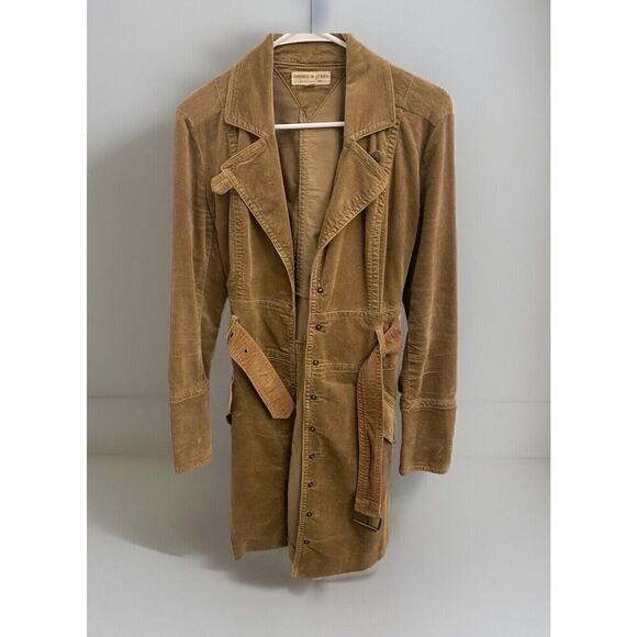 Tommy Hilfiger Jackets & Blazers - Rare!! Vintage Tommy Hilfiger Brown Velvet Jacket Women’s Large With Belt
